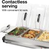 Proctor Silex Buffet Server & Food Warmer, Adjustable Heat, for Parties, Holidays and Entertaining, Two 2.5 Quart Oven-Safe Chafing Dish Set, Stainless Steel(Three 2.5 Quart Oven-Safe Chafing Dish Set)