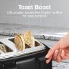 Proctor Silex 4 Slice Toaster with Extra Wide Slots for Bagels, Cool-Touch Walls, Shade Selector With 7 Browning Levels, Toast Boost, Auto Shut-off and Cancel Button, Black (24215PS)(Black)