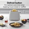 Proctor Silex Plastic 2 Slice Toaster, Bagel, Defrost & Cancel Buttons, Browning Control With 7 Shades, Auto Shutoff, Slide-Out Crumb Tray, Red (22661)(Oat White)