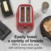 Proctor Silex Plastic 2 Slice Toaster, Bagel, Defrost & Cancel Buttons, Browning Control With 7 Shades, Auto Shutoff, Slide-Out Crumb Tray, Red (22661)(Red)