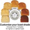 Proctor Silex Plastic 2 Slice Toaster, Bagel, Defrost & Cancel Buttons, Browning Control With 7 Shades, Auto Shutoff, Slide-Out Crumb Tray, Red (22661)(Red)