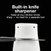 Proctor Silex Power Electric Automatic Can Opener for Kitchen with Knife Sharpener, Twist-off Easy-Clean Lever, Cord Storage, Red (75226)(White)