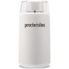 Proctor Silex Electric Coffee Grinder for Beans, Spices and More, Stainless Steel Blades, 12 Cups, White(White)