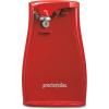 Proctor Silex Power Electric Automatic Can Opener for Kitchen with Knife Sharpener, Twist-off Easy-Clean Lever, Cord Storage, Red (75226)(Red)