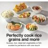 Proctor Silex Rice Cooker & Food Steamer, 6 Cups Cooked (3 Cups Uncooked), Includes Steam and Rinsing Basket, Black (37510)(White)